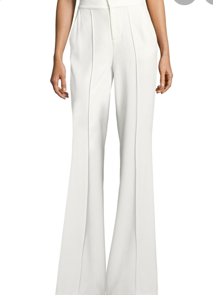ALICE OLIVIA WHITE HIGH WAIST DYLAN NWT PA…